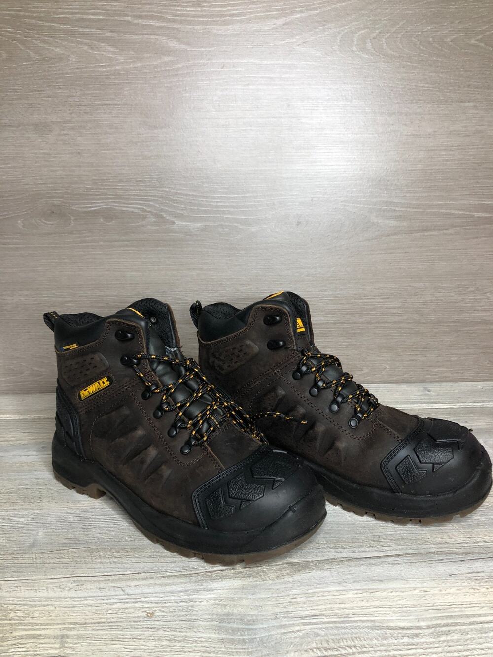 DEWALT Hadley Steel Toe Waterproof Work Boot Black DXWP10051 Size 8.5X